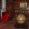 library in the Explorers' Club, New York City