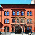 exterior of large brick building in the East Village, New York City