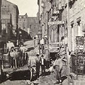historic photo, street in the Five Points neighborhood, New York City