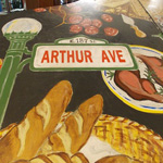 Mural about Arthur Avenue