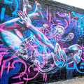 mural on wall of building in Astoria, Queens