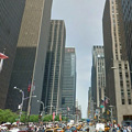 Tall buildings along Sixth Avenue in New York City