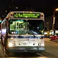 bus on 14th Street in Manhattan
